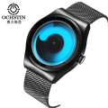 OCHSTIN GQ076B Top Brand Fashion Luxury Date Watches Men Quartz Watch Stainless Steel Mesh Strap Military Watches